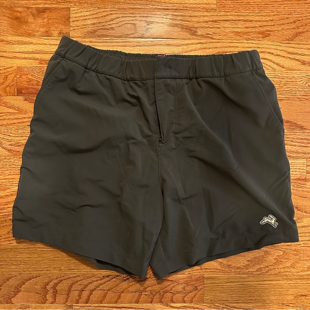 Tracksmith Men’s Olive/Grey Shorts